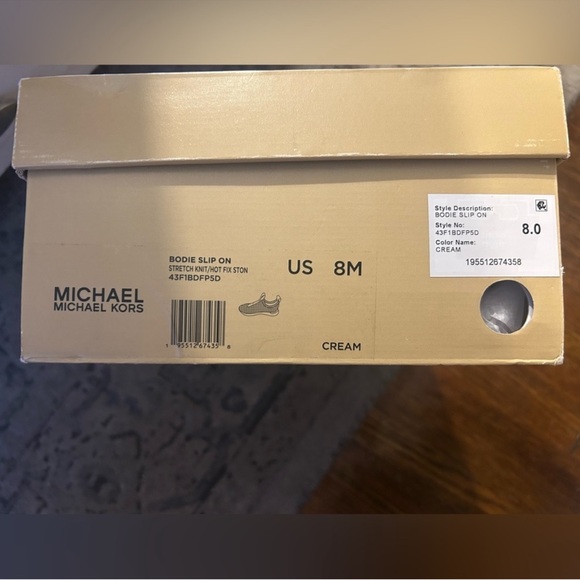 MICHAEL Michael Kors Sparkling Gold Slip-On Sneakers - Picture 3 of 3